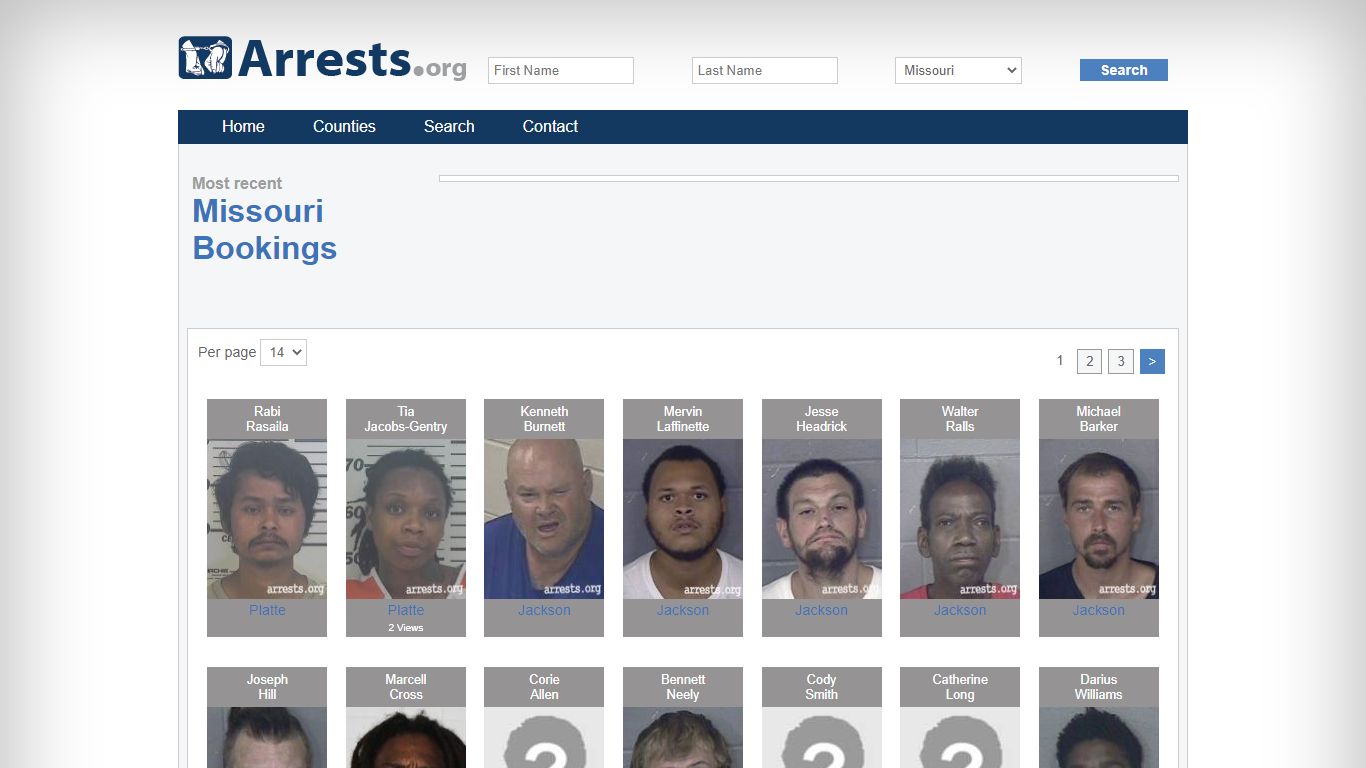 Missouri Arrests and Inmate Search